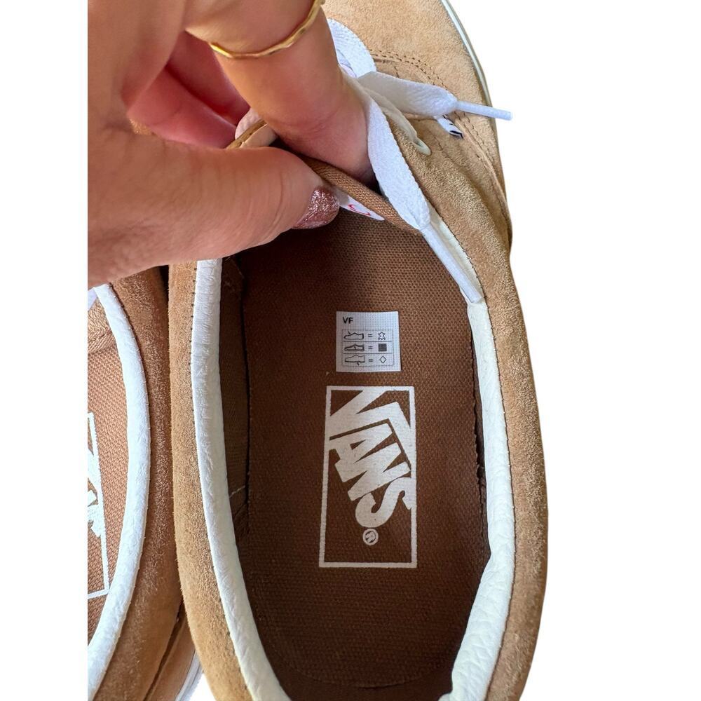 Vans Era Tobacco Brown Pig Suede Water Repellent Laced Skate Shoes - M8 / W 9.5 - Picture 7 of 10